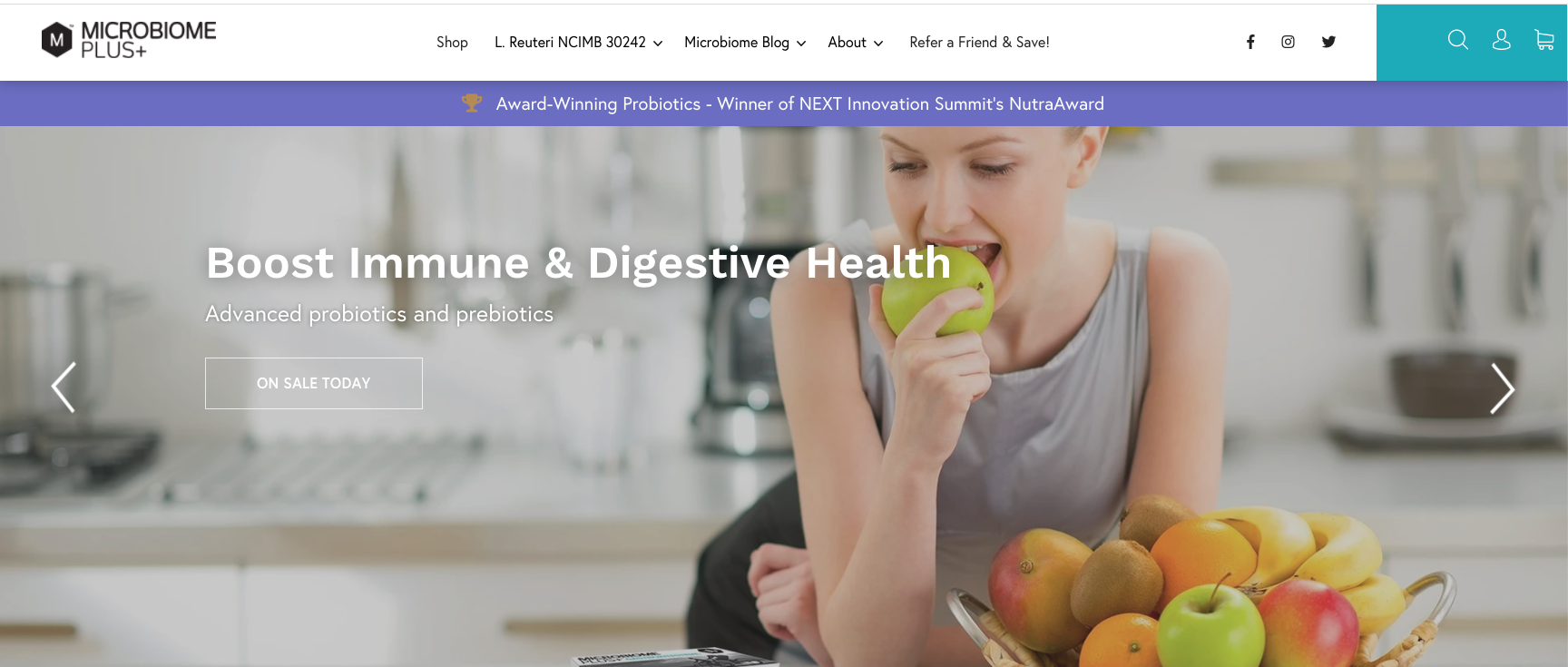 Microbiome plus website