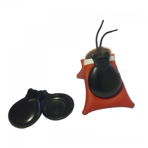 Castanuelas del Sur Moντέλο Fibra Concierto Μαύρο Doble Caja