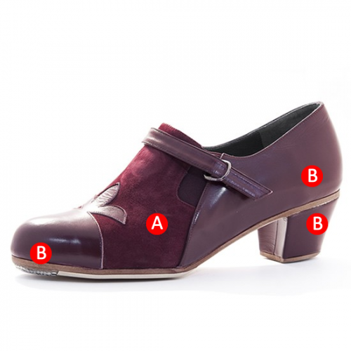 Don Flamenco Shoes for Men Model Farruca Flor de Lys-3