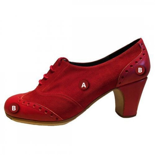 Zapatos de Don Flamenco Semi Professionales Modelo Fandango Palavega-3
