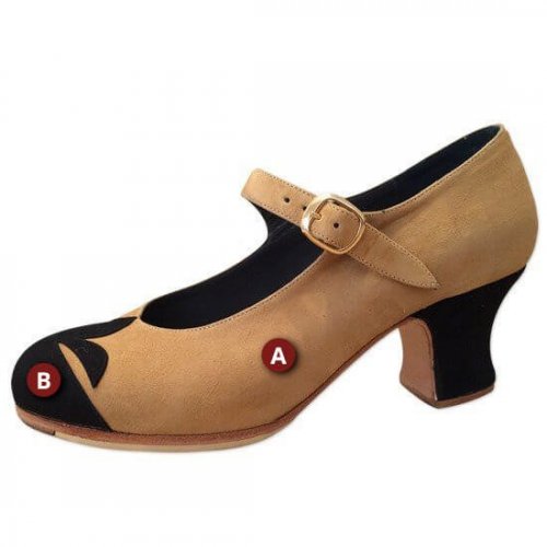 Don Flamenco Shoes Semi Professional Model Flor de Lys-