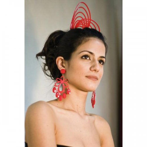 Flamenco Hair Comb: Acetato Red – Model 1543-3