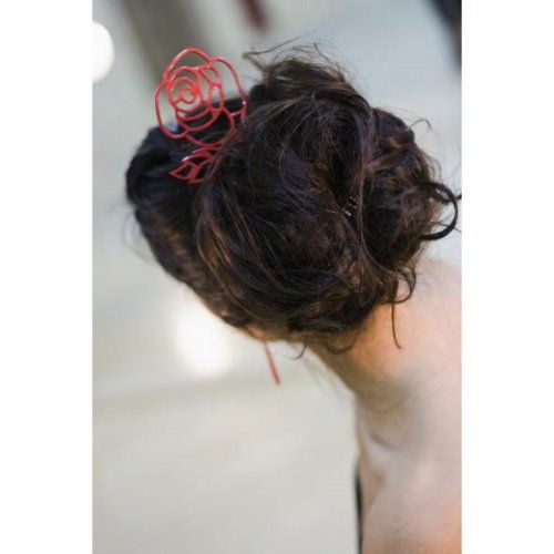 Flamenco Hair Comb: Acetato Red – Model 1533-3