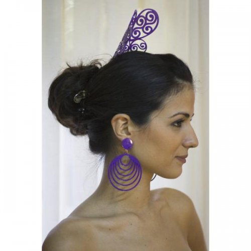 Peineta Flamenca: Acetato Morado – Model 1557-3