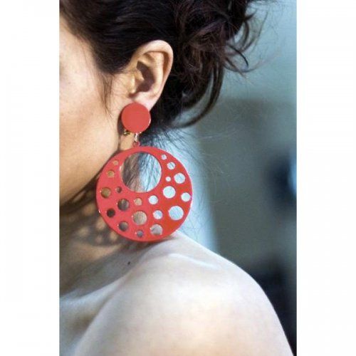Flamenco Earrings Model Ojos Amados-3