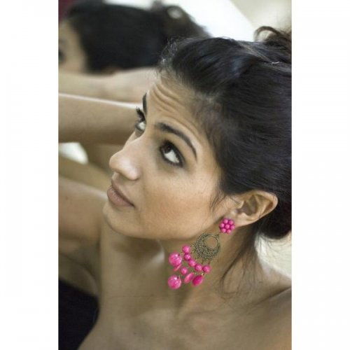 Flamenco Earrings Model Folklore Moderno-3