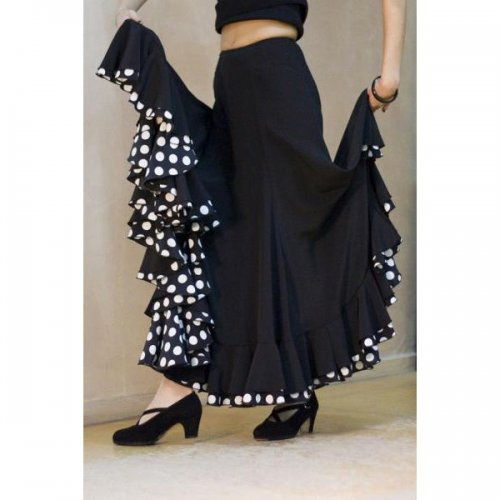 Flamenco Performance Skirt Model TRIANA V-2