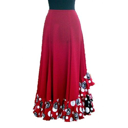 Flamenco Performance Skirt  Model CARACOLES-