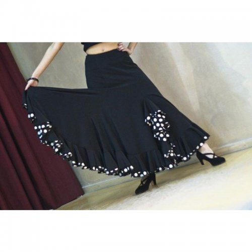 Flamenco Performance Skirt Model TRIANA V-