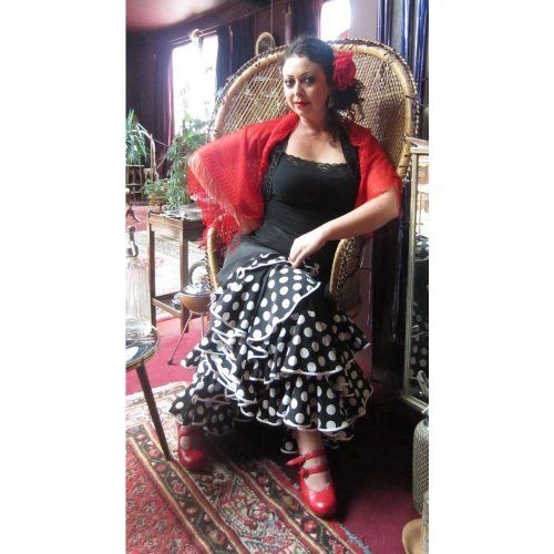 Flamenco Performance Skirt Model TRIANA K-2