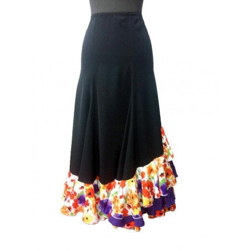 Flamenco Performance Skirt  Model CARACOLES-