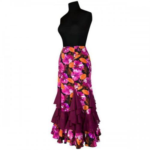 Flamenco Performance Skirt Model TRIANA E-2