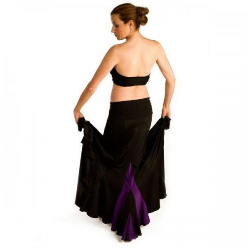 Flamenco Skirt for practice sessions Model AZABACHE VI-