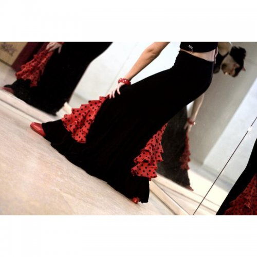 Flamenco Skirt for Practice sessions Model CARMIN III-