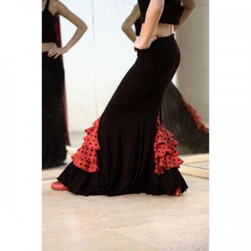 Flamenco Skirt for Practice sessions Model CARMIN III-2