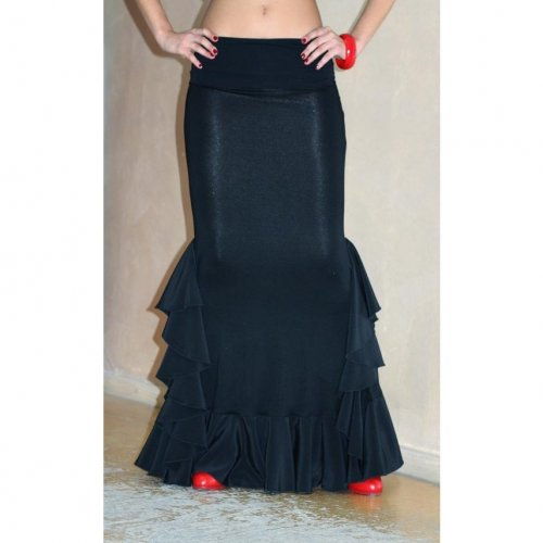 Flamenco Skirt for Practice sessions Model AZABACHE II-