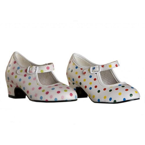 Zapatos de Flamenco para Niñas Modelo Snow White-