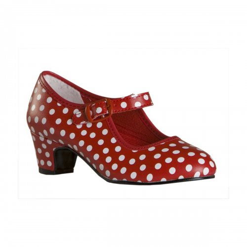 Zapatos de Flamenco para Niñas Modelo Snow White-