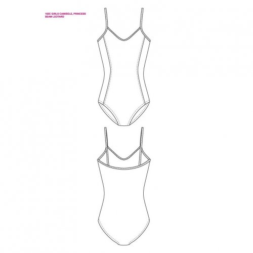 Leotard for girls Sheddo model 163C-