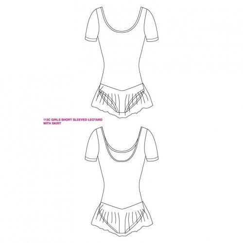 Leotard for girls Sheddo model 1012C-3