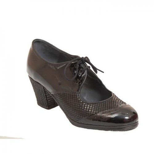 Professional Flamenco Shoes Model Chapin Charol Serpiente-