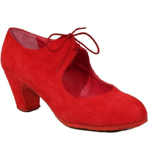 red flamenco shoes