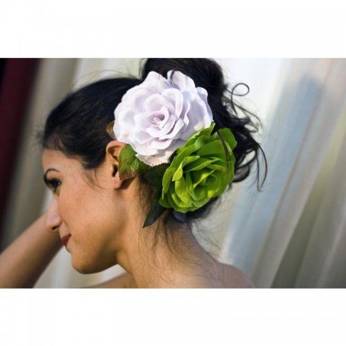 Flamenco Fan, Flower, Earrings + Free Brooch!-1